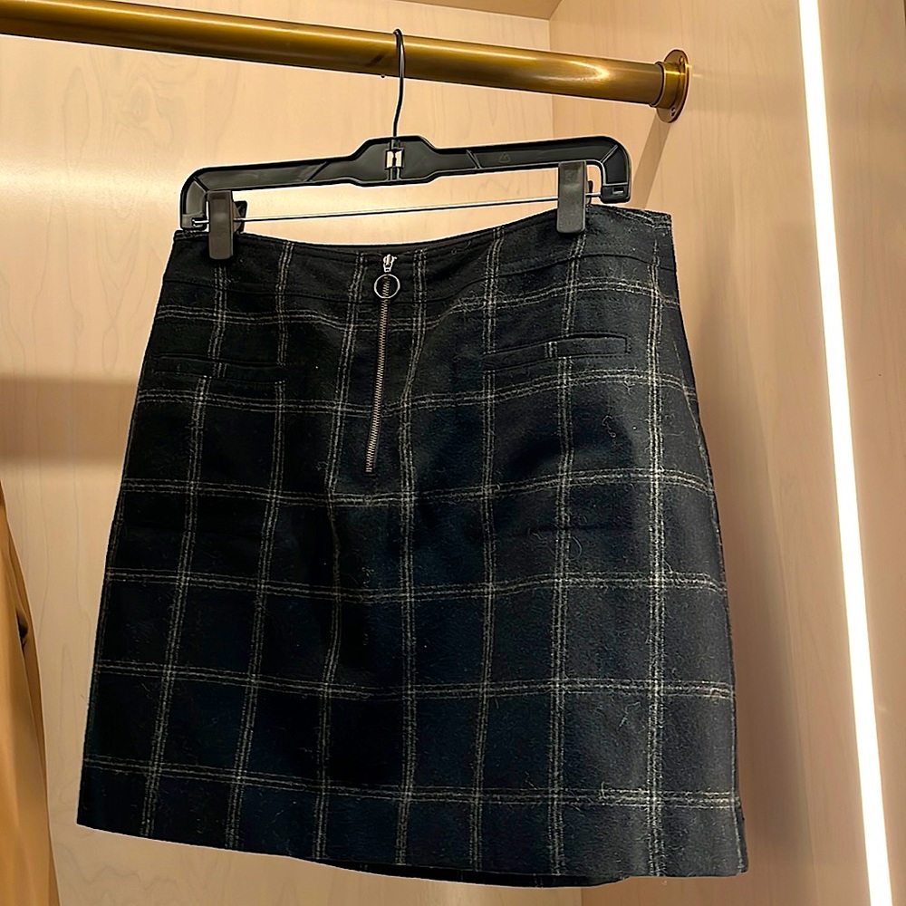 Madewell Plaid Fireside Mini Skirt Size 12